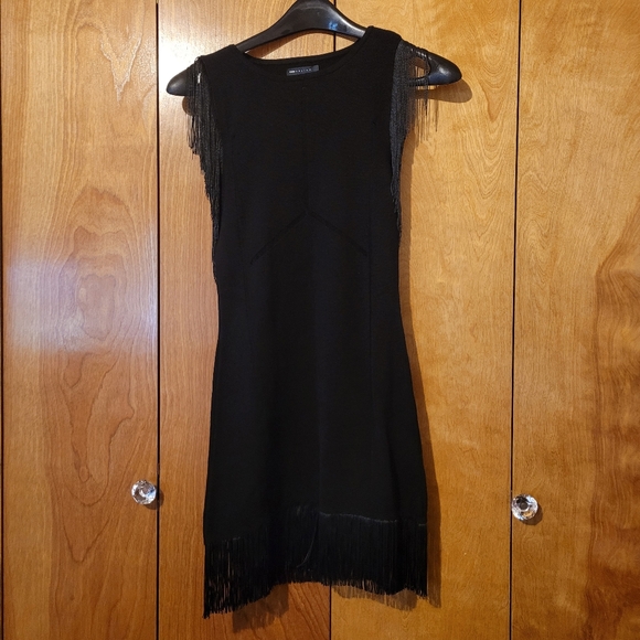 ASOS DESIGN mini dress with fringe detail Size US10 UK14 - Picture 7 of 13